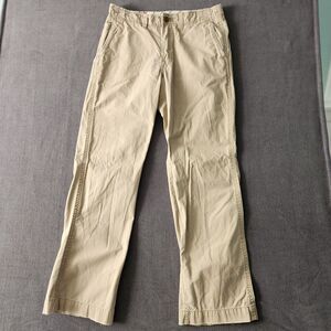 American Eagle Pants Mens Size 34X34 Brown AE Khaki Bootcut 5 Pocket khakis